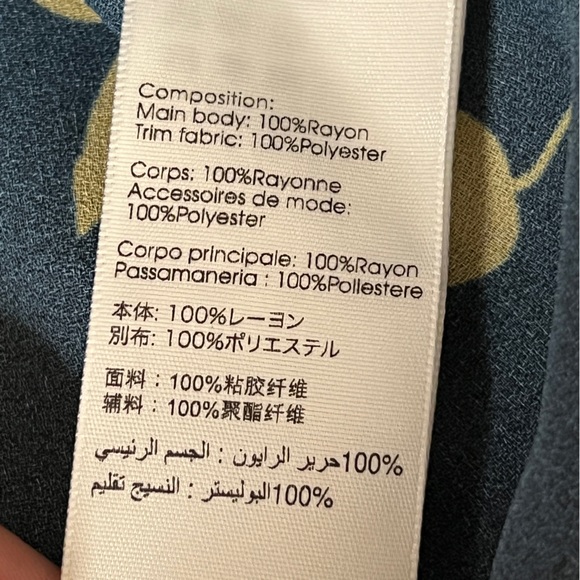 3.1 Phillip Lim blouse button up cherries navy gold 4 - Picture 4 of 10